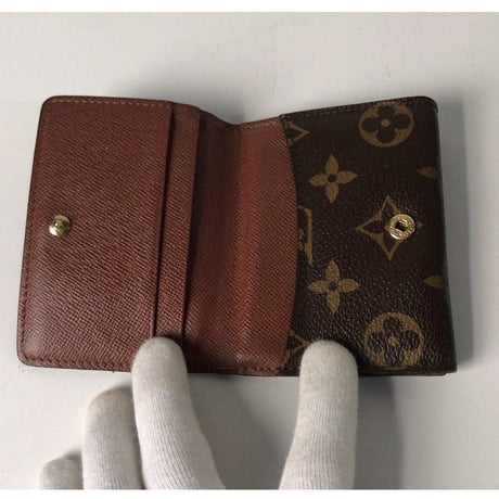 LOUIS VUITTON ルイヴィトン モノグラム ラドロー  M61927 コンパクトウォレット ハーフフラップ付コインケース 小銭入れ カードケース  2つ折りミニ財布  中古品