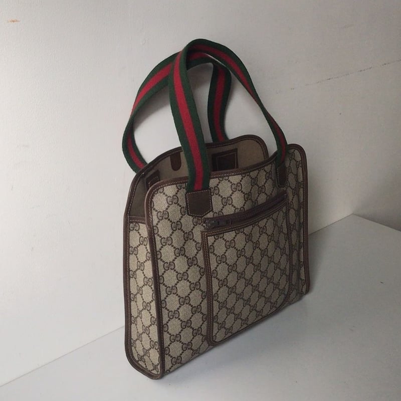 グッチ オールドグッチ ヴィンテージ Gucci GGキャンバス トートバッグ