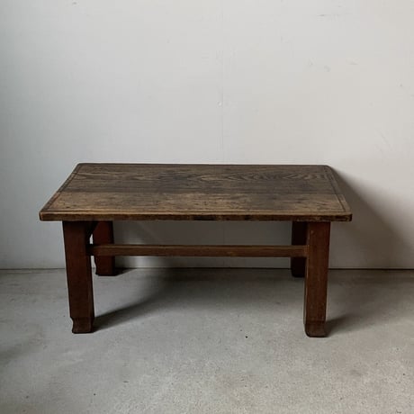 昭和期の小さい座卓  古い文机 ローテーブル 飾り台 飾り彫り和家具 古家具 ジャパンヴィンテージ