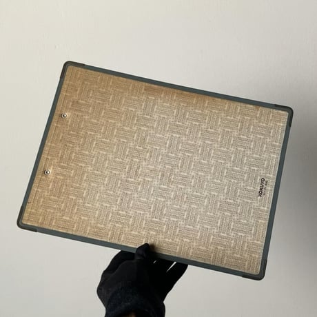 SEKISEI セキセイ B-220 紙製書類ケース＋ KOKUYO コクヨ A4 クリップボード(縦型・横型) 3点セット  オールドタイプ ヴィンテージステーショナリー