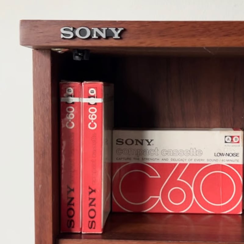 SONY カセット テープ ラック 店舗 業務用 什器 レトロ 当時物 SONY カセット テープ ラック 店舗 業務用 什器 レトロ 当時物