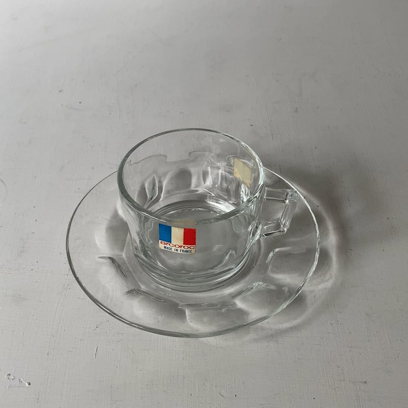 未使用ビンテージ arcoroc france フランス製強化ガラスアスペン大鉢 未使用ビンテージ arcoroc france フランス製強化ガラスアスペン大鉢