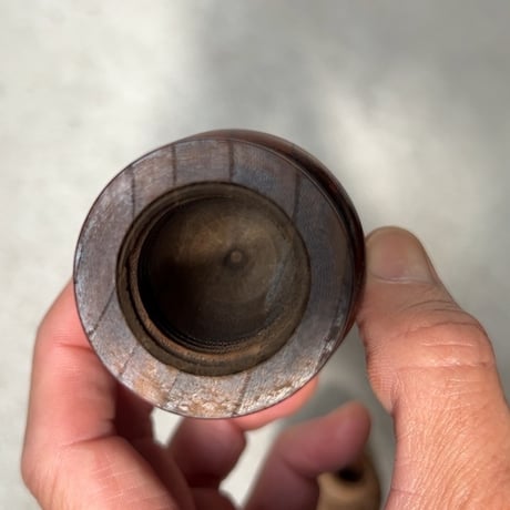 KUSAKABE  クサカベ  木製 ソルトボトル   木製無垢 グッドエイジング ヴィンテージキッチンツール 純喫茶備品 良品