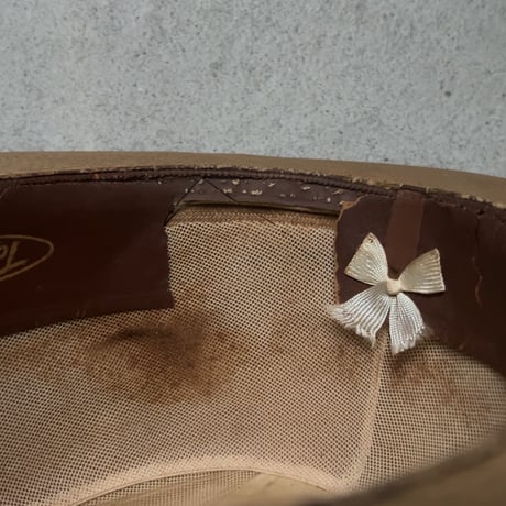 TOKIO HAT  SuperPanama  ヴィンテージ パナマハット ユニセックス 頭周約56.5cm ストローハット 麦わら帽子 編み帽子 カンカン帽