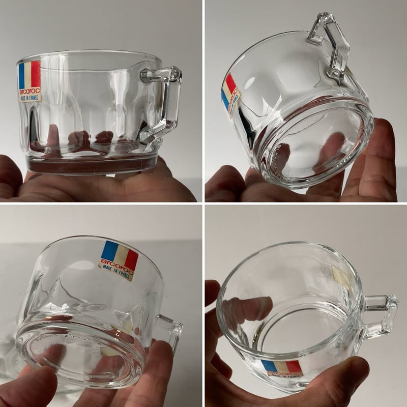 未使用ビンテージ arcoroc france フランス製強化ガラスアスペン大鉢 未使用ビンテージ arcoroc france フランス製強化ガラスアスペン大鉢