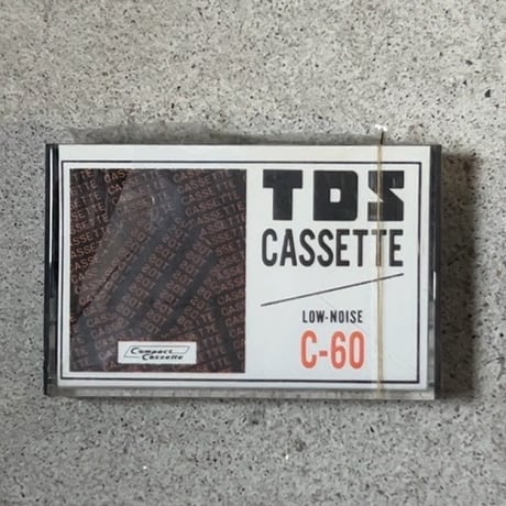 TDK CASSETTE LOW-NOISE C-60  ヴィンテージカセットテープ 未使用品(セロハン破れ)  TDS旧ロゴ  (1個の価格)