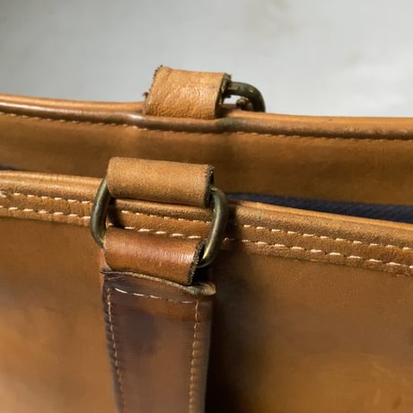 60's VINTAGE COACH   オールドコーチ  BonnieCashin/ボニーカシン  デザインの名作「がま口トート」マスタード(ダークイエロー) 希少品