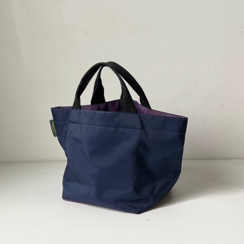 Herve Chapelier エルベシャプリエ 1027N (ナイロン舟型トートM) ネイビ