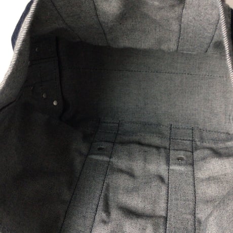 MASTER&Co.(マスターアンドコー) コットントートバッグ デニム  RAIL MAN BAG  レイルマンバッグ  ミディアム MC830  中古美品