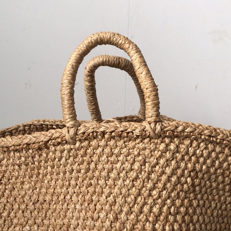 ラフィア マルシェバッグ かごバッグ 編みかご 買い物籠 市場籠 トート
