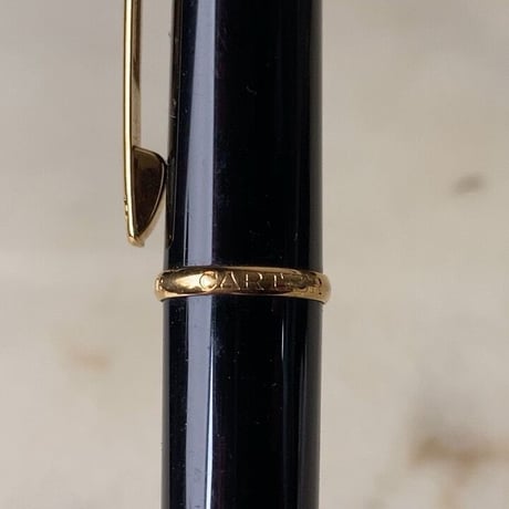 Cartier カルティエ  ディアボロドゥカルティエ  ボールペン  ステーショナリー 文具 ブラックインク ビジネスペン 黒/ゴールド