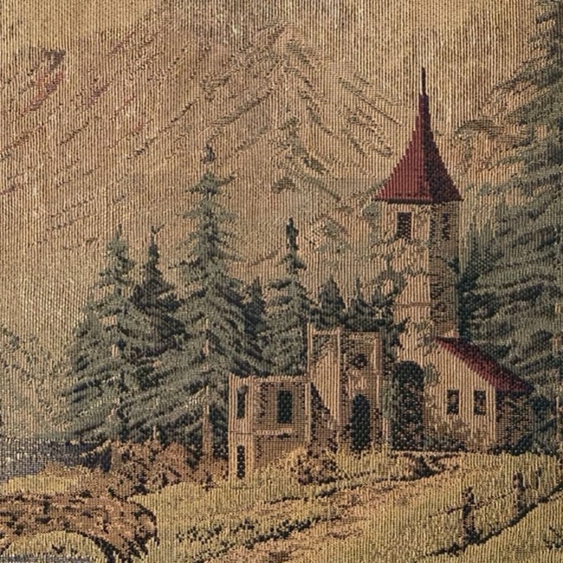 ヴィンテージ タペストリー タイ伝統布絵