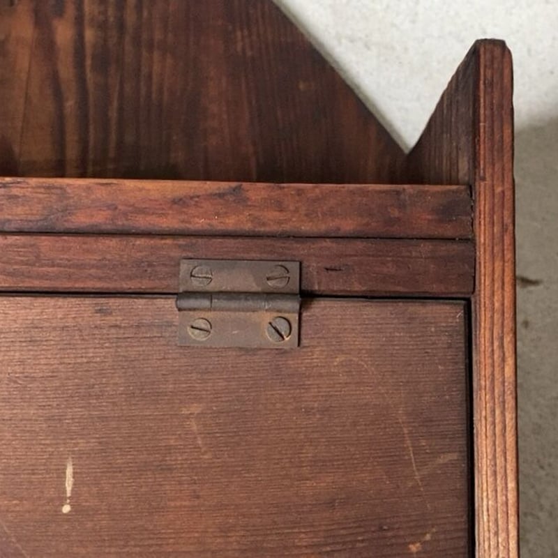 古い木箱 漆塗りの木箱（アンティーク） | 古材とアンティーク雑貨 はくたけ