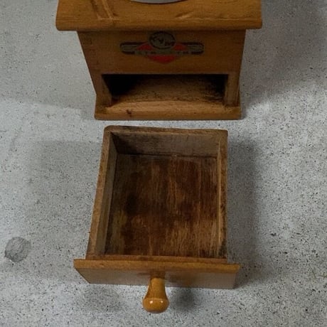 ドイツ KYM社製コーヒーミル  50〜60s ヴィンテージミル 木製回転式手動ミル 実働品