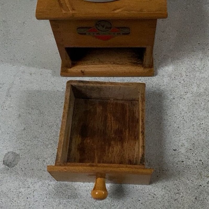 KYM コーヒーミル 手動式 西ドイツ製 ドイツ KYM社製コーヒーミル 50〜60s ヴィンテージミル 木製回転