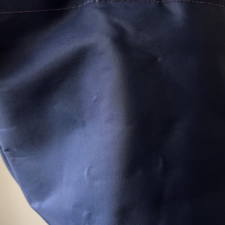 Herve Chapelier エルベシャプリエ 1027N (ナイロン舟型トートM) ネイビー/パープル  made in france 中古品