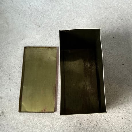 1970s Vintage  ベル食品 BELL CURRY RUEX GOLD （ベルカレールウ・ゴールド）縦型ブリキ缶 業務用カレー 蓋付ボックス 道具箱 良品