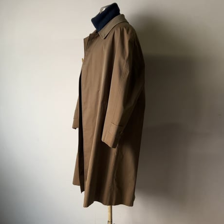 BURBERRYS バーバリーズ  丸善(MARUZEN)ダブルネーム 70s 80s バルマカーンコート イギリスヴィンテージ ステンカラーコート トレンチコート シングル 古着 中古良品