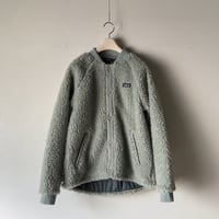 Patagonia パタゴニア   RETRO-X BOMER JACKET レトロX ボマー ジャケット  KIDS XXL(レディースL位)  Sleetgreen (STGN) 中古極美品