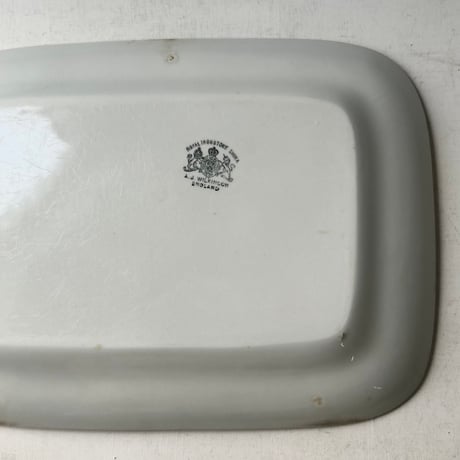 AJ Wilkinson's pottery factory  AJウィルキンソン陶器  1900年前後 イギリスアンティーク ロイヤル・アイアンストーン・チャイナ  レクタングルプレート