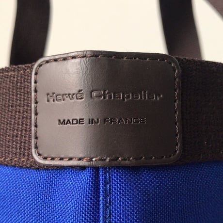 Hervechapelier  エルベシャプリエ  2019春夏モデル  707C コーデュラ舟型トートMインディゴ/モカ     トートバッグ   中古美品