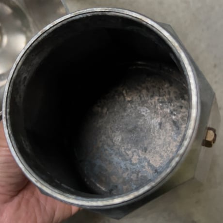 BIALETTI ビアレッティ モカエキスプレス ６カップ 直火式 コーヒーメーカー エスプレッソメーカー マキネッタ 永久定番 1970年代 ヴィンテージ クルジナッロ工場製 下段マーク 中古良品