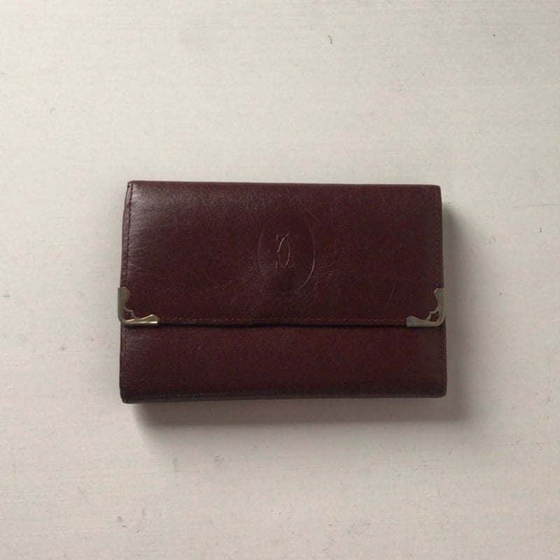 Cartier カルティエ マストライン 三つ折りコンパクト財布 ウォレット ...