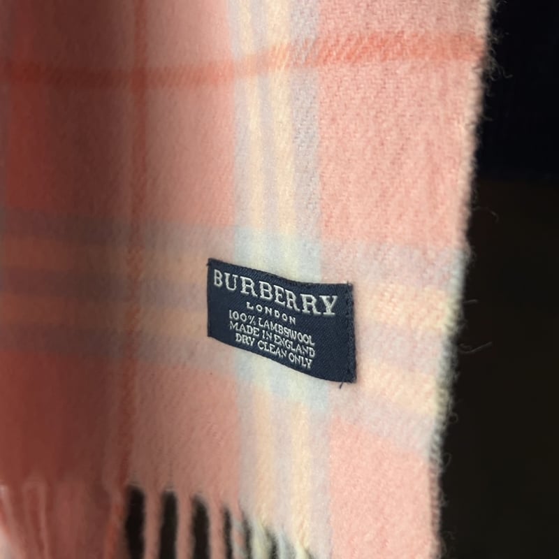 BURBERRY LONDON バーバリーロンドン マフラー BURBERRY バーバリー ロンドン✨️英国製 ノバチェック 羊毛 マフラー