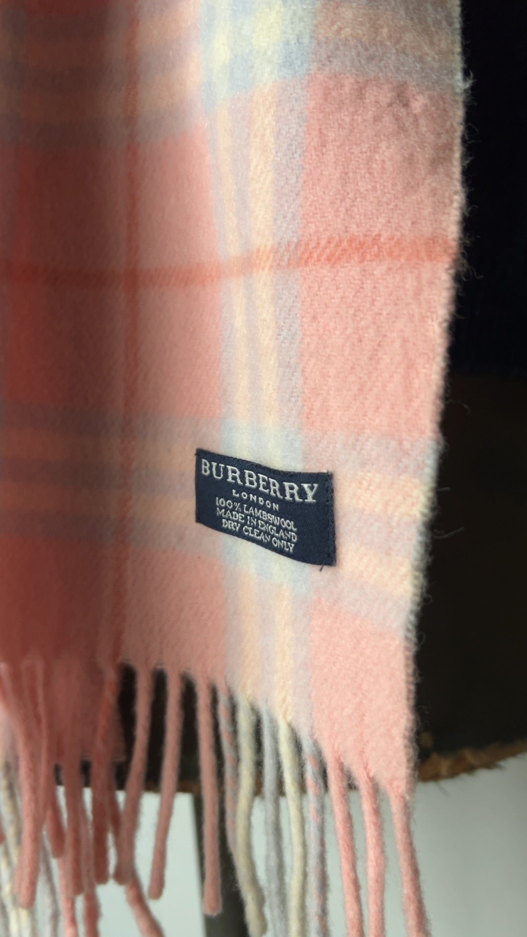 BURBERRY LONDON バーバリーロンドン LAMBSWOOL 100% ラムウール