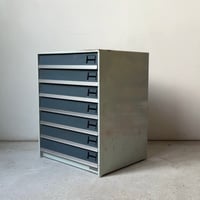 古いアルミコンテナ ストックケース ヴィンテージボックス アルミ箱