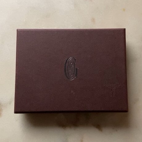GOYARD ゴヤール  手帳カバー ルージュ 赤 ボルドー CAMBONPMLTY02   15 ×9.5cm 中古美品