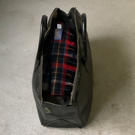 ヴィンテージ レザーバッグ   1953年 吉田カバン エレガントバッグ 当時物(可能性)  マチ幅2way仕様 レザートート 黒い革鞄 ブラック