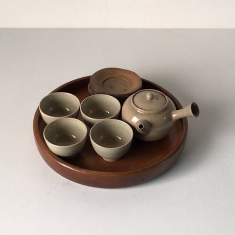 木製 くり抜き盆　小さめサイズ26.2cm  木工 工芸品 木製無垢材 民藝 キッチンツール