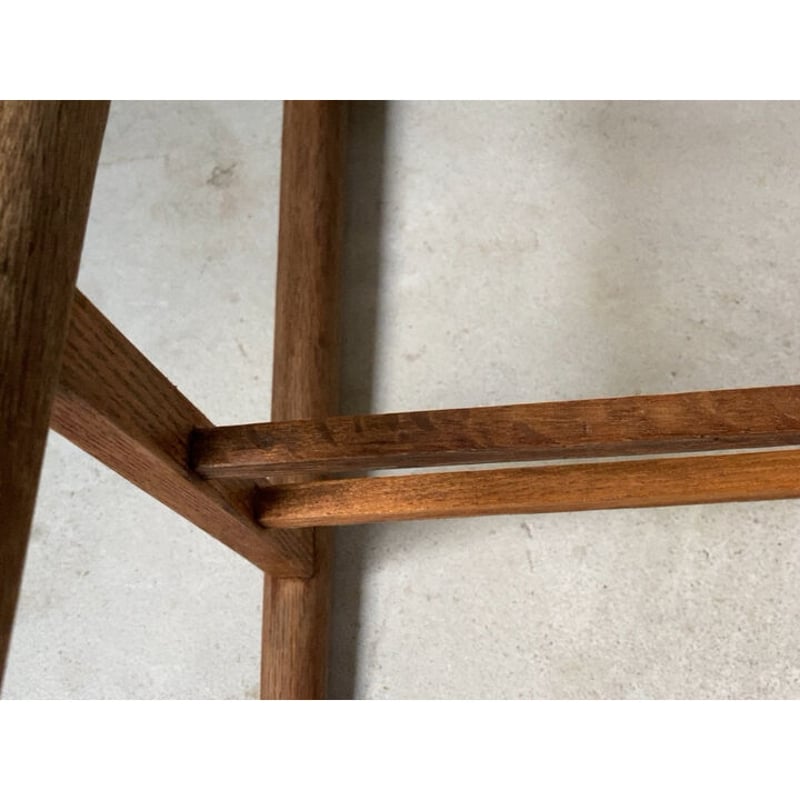 アンティーク ネストテーブル 2台入れ子机 木製無垢 ヴィンテージ 家具