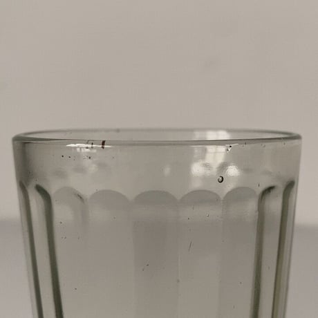 昭和期アンカーグラス2脚セット 高さ約9.7cm CAN刻印と高さ9.8cm SGK刻印  気泡ガラス ヴィンテージグラス
