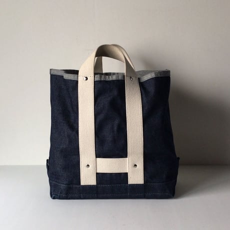 MASTER&Co.(マスターアンドコー) コットントートバッグ デニム  RAIL MAN BAG  レイルマンバッグ  ミディアム MC830  中古美品