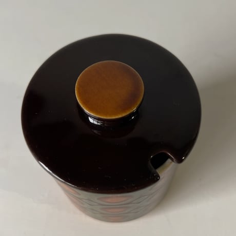 Hornsea ホーンジー社  BRONTE ブロンテ　イギリス ヴィンテージ シュガーポット  美品  made in England