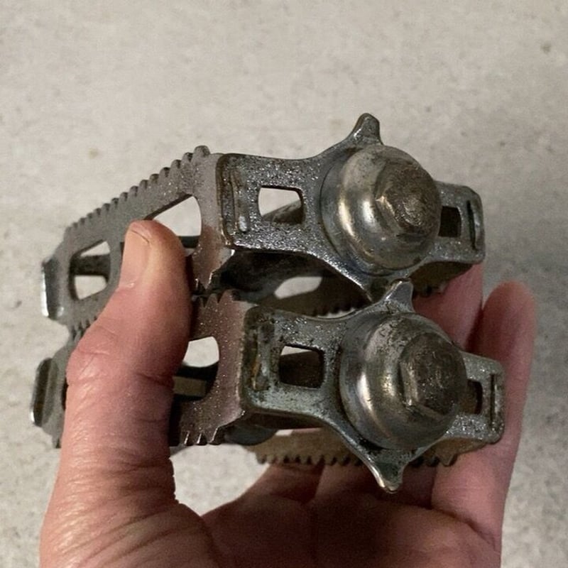 ヴィンテージ ペダル 自転車用オールドパーツ レトロパーツ スチール