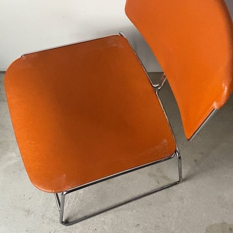 Steelcase社製 スタッキングチェア 50s 60s ミッドセンチュリー スチールケース  古い椅子 アメリカヴィンテージ USA ダイニング