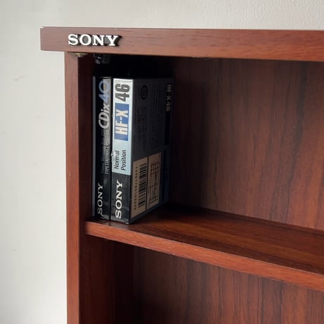 SONY ソニー 80sカセットラック カセットテープ収納ショーケース 棚 オールドステレオラック ジャパンヴィンテージ