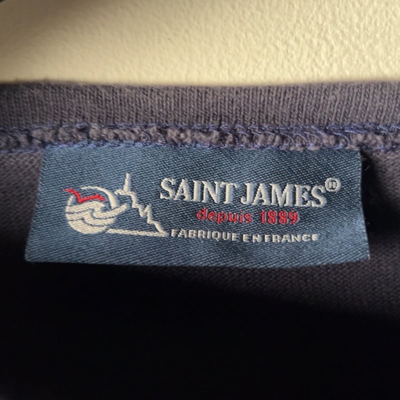 SAINT JAMES セントジェームス ウエッソン ネイビー無地 ユニ