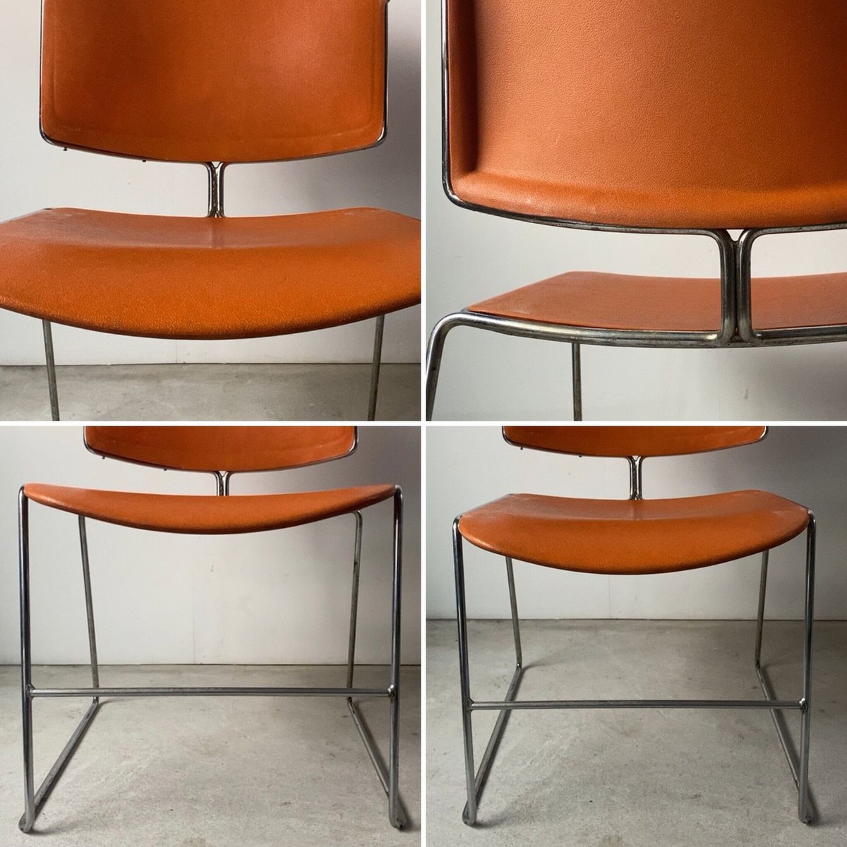 Steelcase社製 スタッキングチェア 50s 60s ミッドセンチュリー 