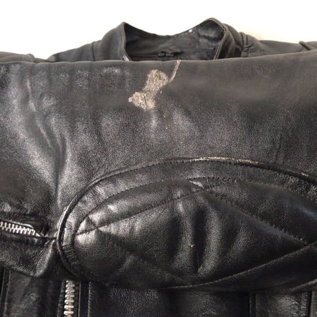 RIVETTS  LONDON  リベッツ ダブルライダースジャケット ブラック・レザー  イギリスヴィンテージ   size38  70sオールドモーターサイクル  made in England