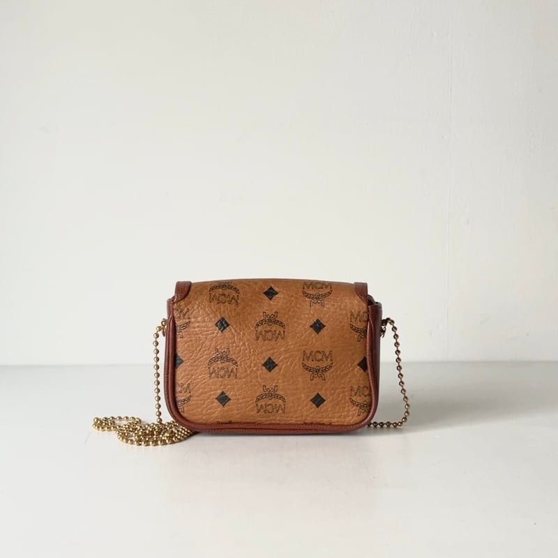 MCM オールドエムシーエム ヴィセトス柄 モノグラム コニャック ボール