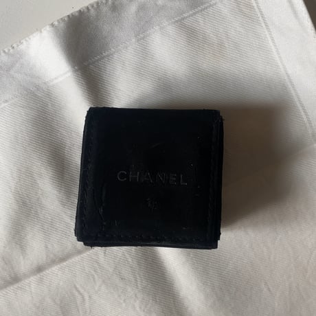CHANEL シャネル  ココ&カメリア ダブルリング マットゴールド 燻金 真鍮 ブロンズ  リングセット ダブルリング 重ね付け 立体ココマーク 琺瑯カメリア 箱有 中古美品
