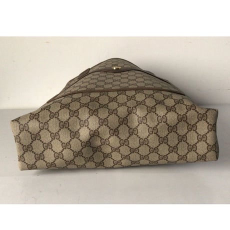GUCCI オールドグッチ  トートバッグ　シェリーラインハンドル GG柄 コーティングキャンバス 保存袋付き 極美品　ヴィンテージバッグ