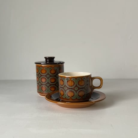 Hornsea ホーンジー社  BRONTE ブロンテ　イギリス ヴィンテージ カップ＆ソーサー  美品  made in England