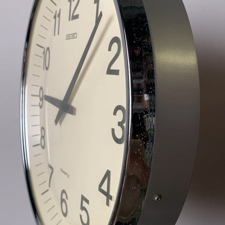 SEIKO セイコー 90s 学校時計 SH408S  2針 クオーツ 1990年代 オールドセイコー ヴィンテージウォールクロック ジャパンヴィンテージ 実働品