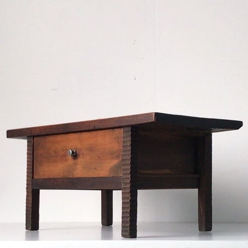 のし板　もち板　板　花台　華道　茶道　古家具　古道具　アンティーク　昭和レトロ 花台 - 古家具・古道具 アンティーク家具 kubu（クブ）