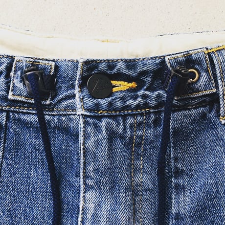 ネペンテス (needles・ニードルス) H.D. PANT - JEAN / ヒザデルパンツ デニム  12OZ DENIM / VINTAGE  サイズ1  レディース  中古品